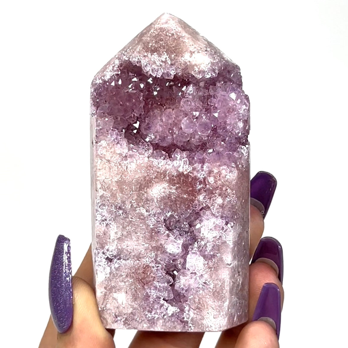 Pink Amethyst Point