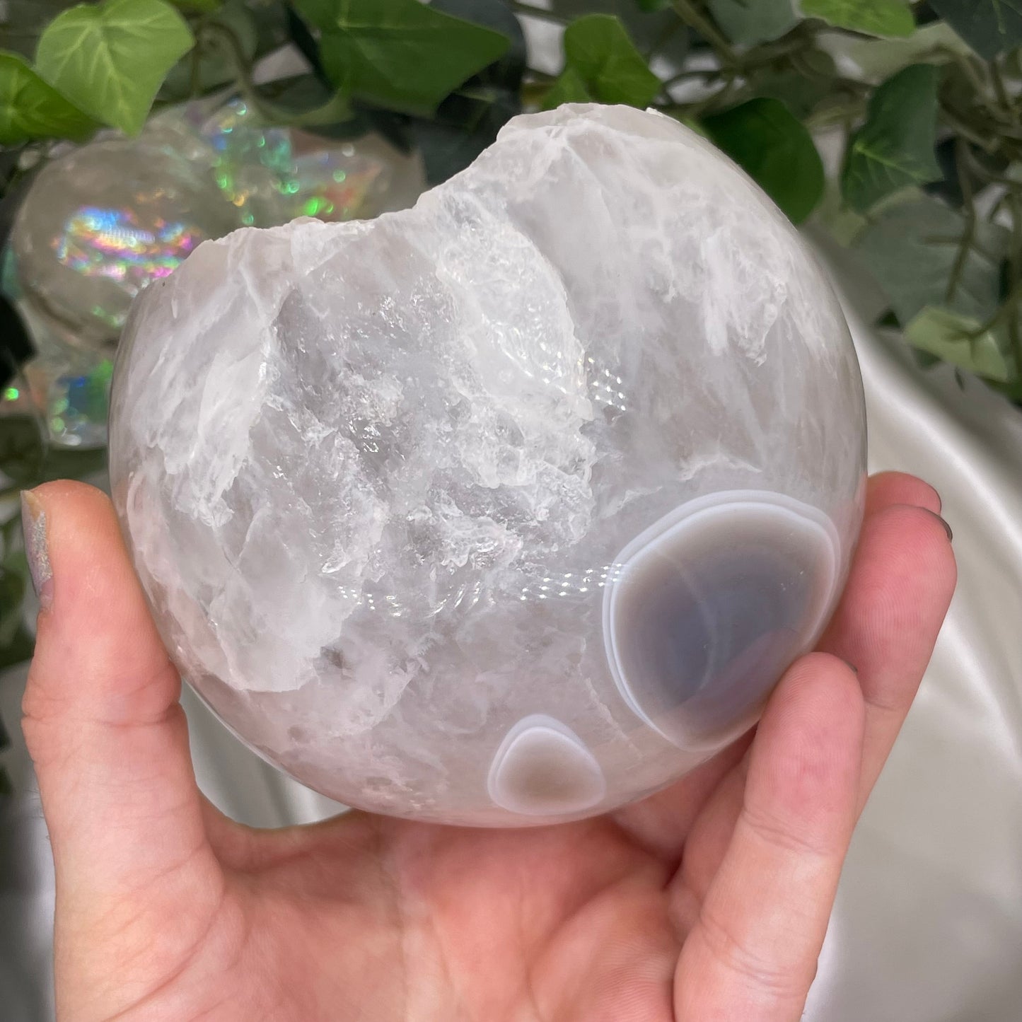 Sugar Druzy Sphere