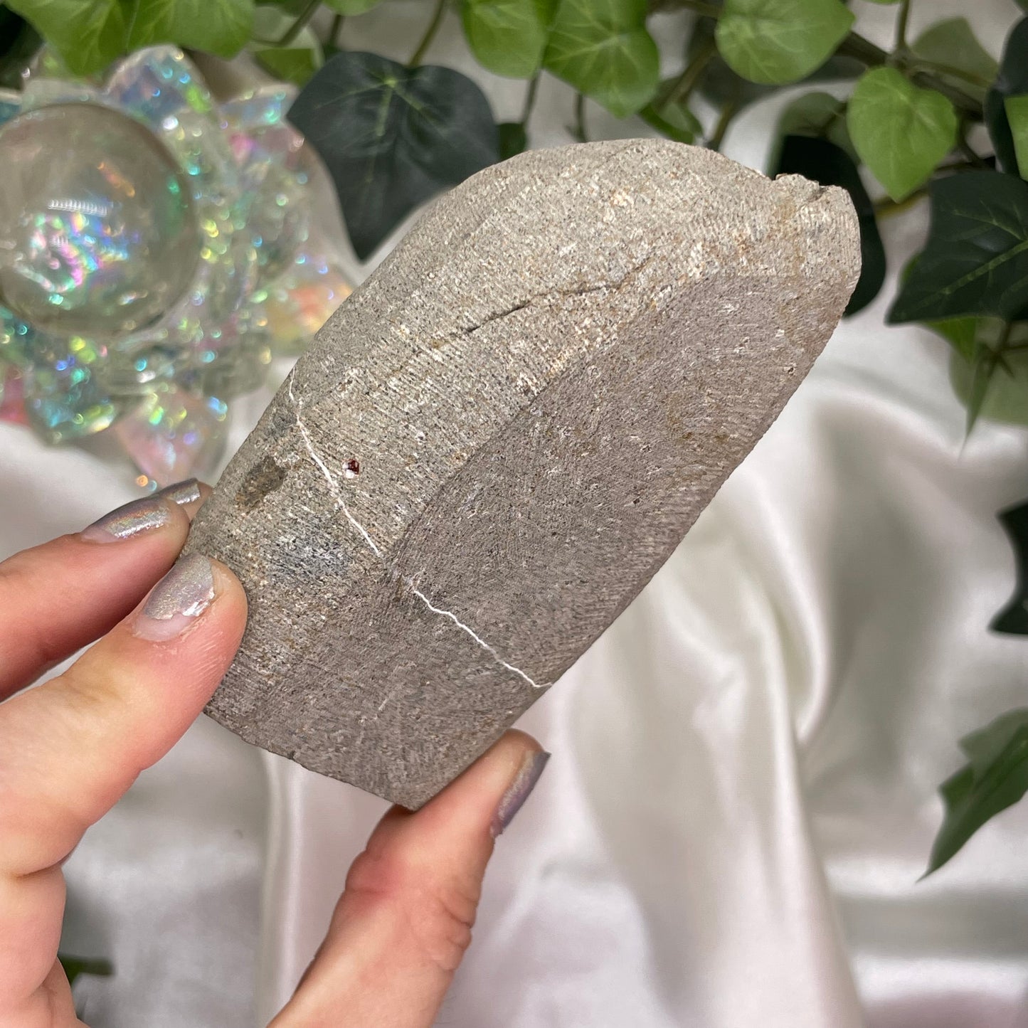 Sprakly Red/White Geode