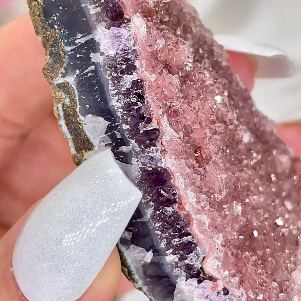 Pink Amethyst Cluster