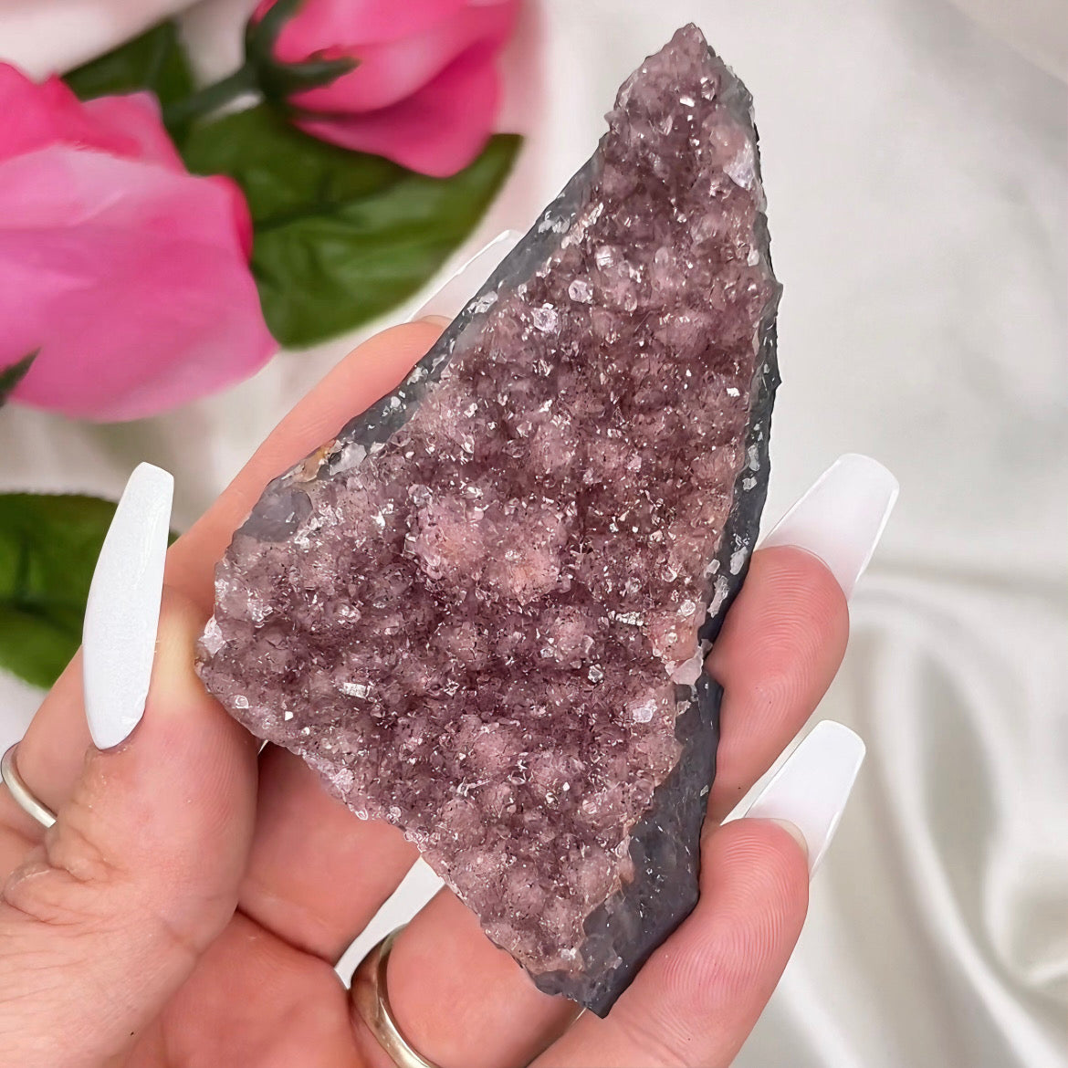 Pink Amethyst Cluster