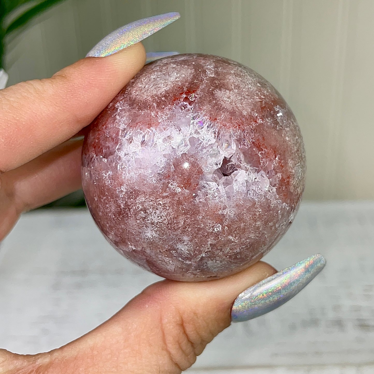 Pink Amethyst Sphere