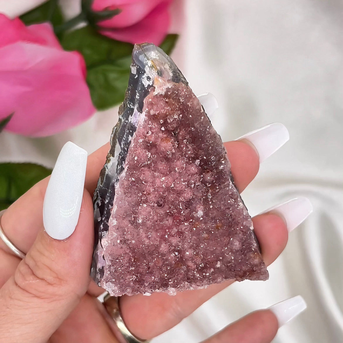 Pink Amethyst Cluster