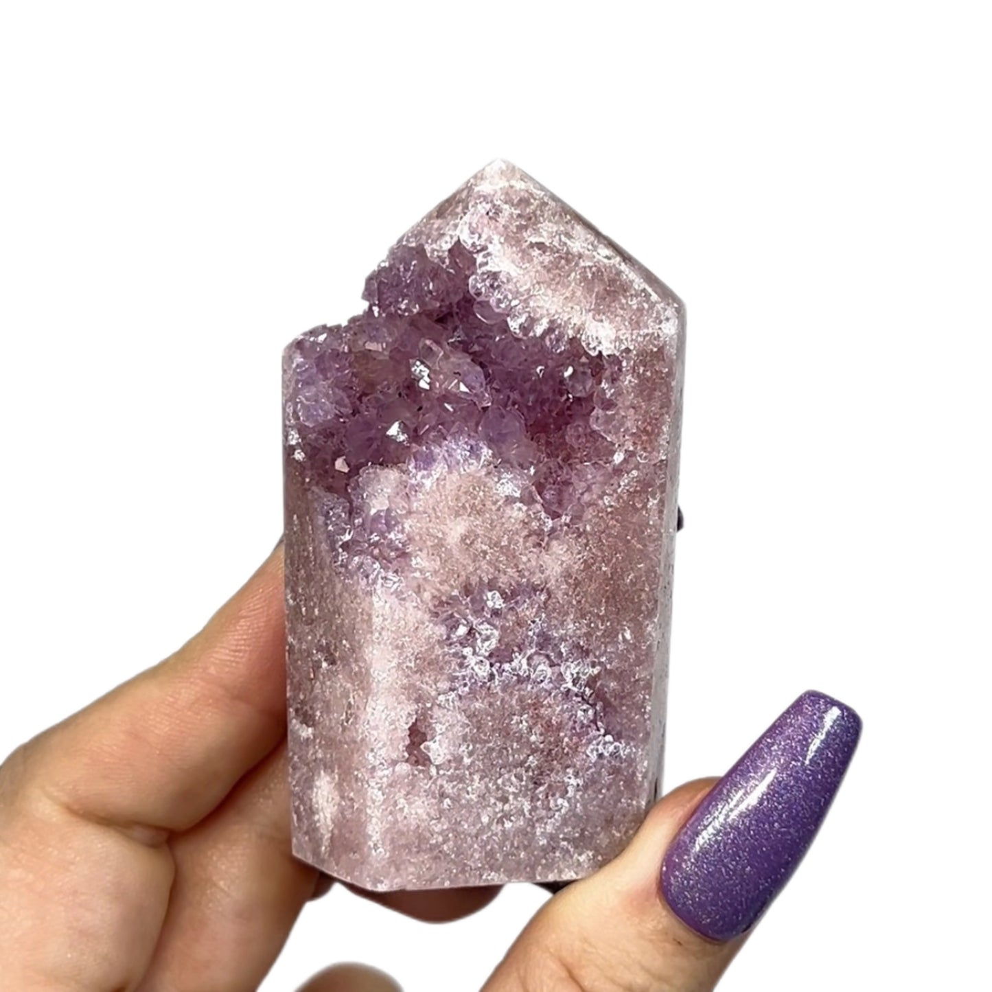 Pink Amethyst Point
