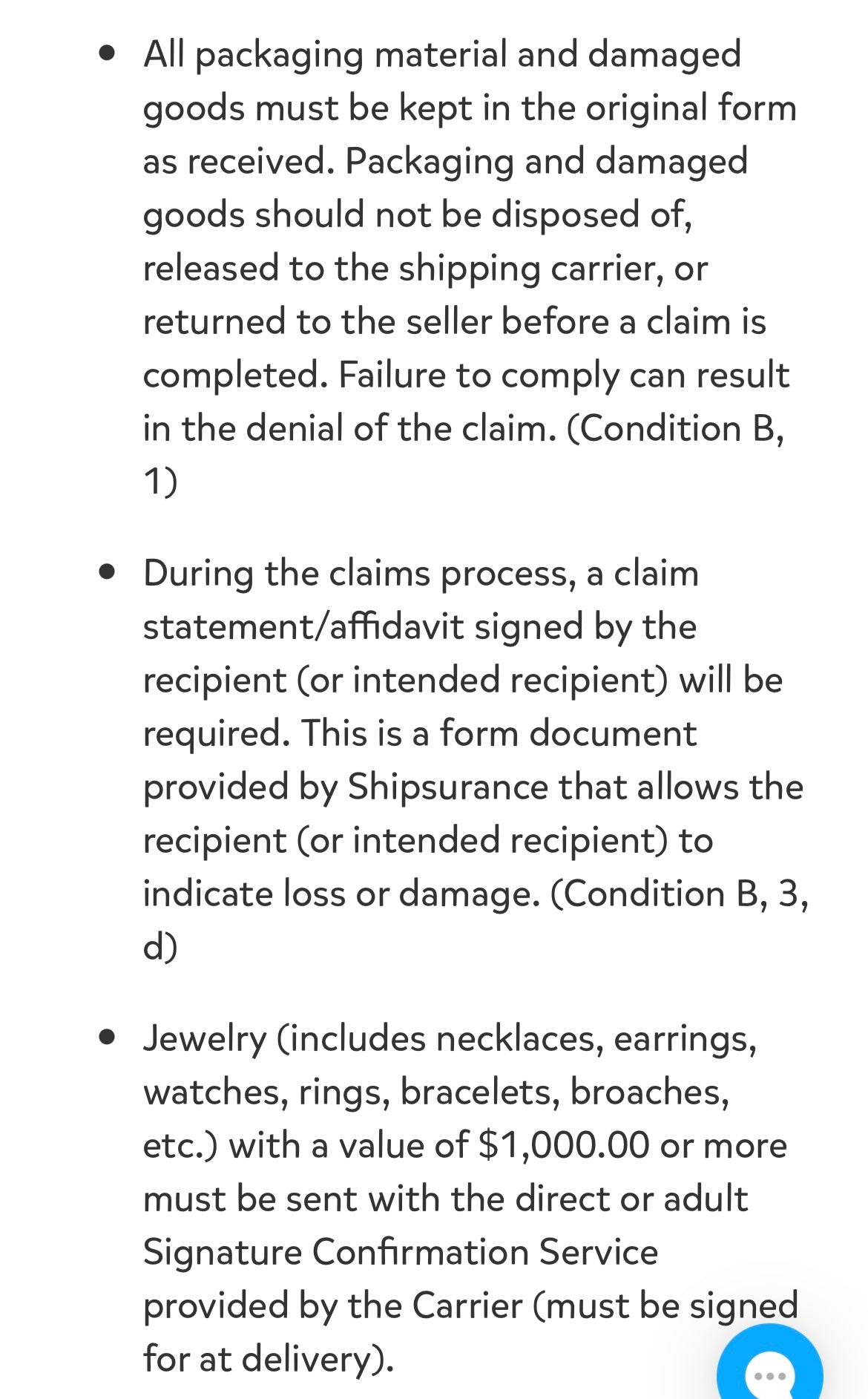 Add Shipping Insurance - Jayde and Jewels