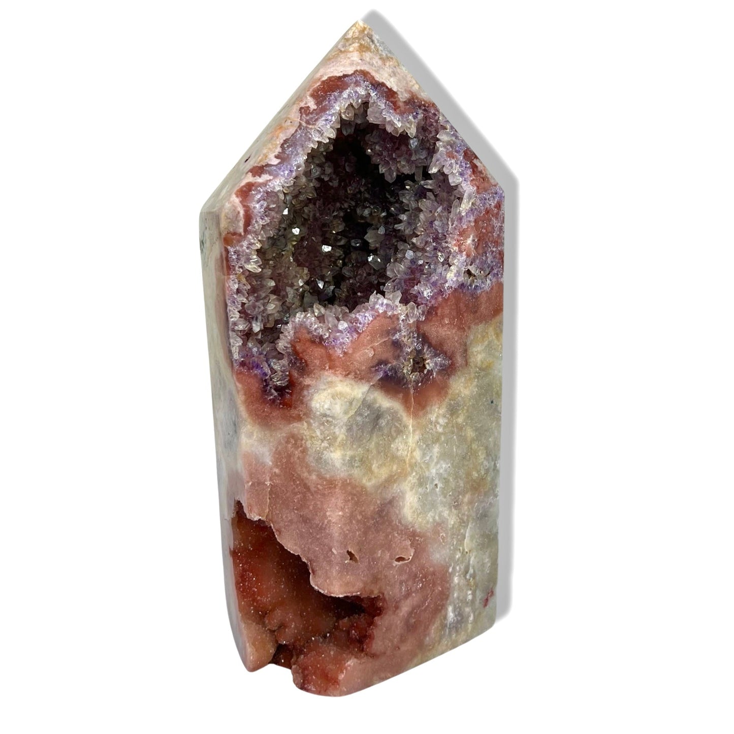 Huge Collectors Item Pink Amethyst Tower - Jayde and Jewels