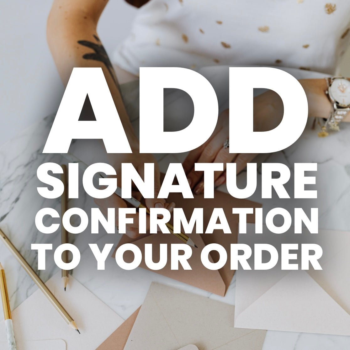 Signature Confirmation - Jayde and Jewels