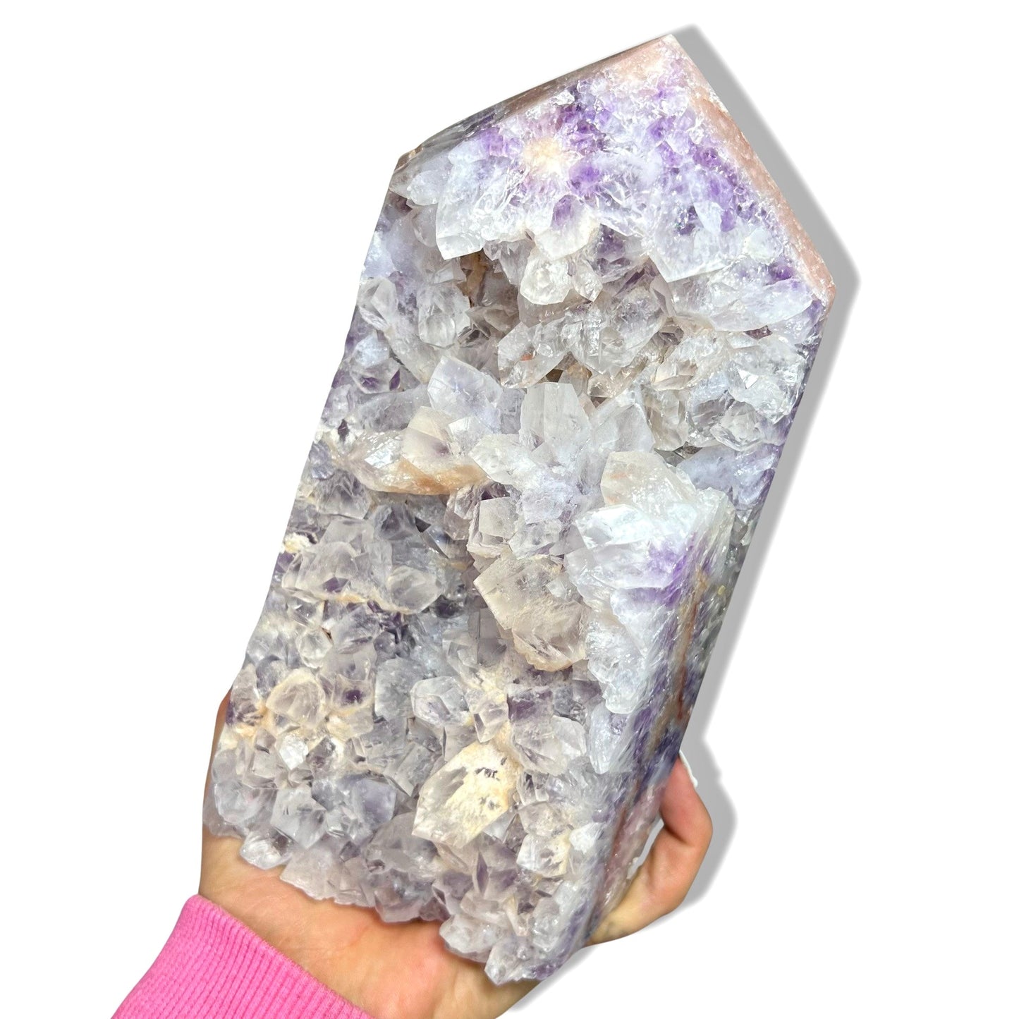 XL Pink Amethyst Tower - Jayde and Jewels
