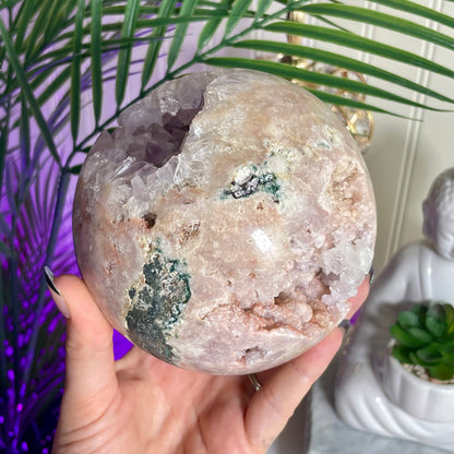 Pink Amethyst Sphere