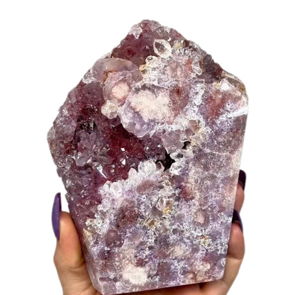 Big Pink Amethyst Tower
