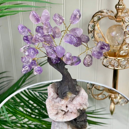 Pink Amethyst Tree