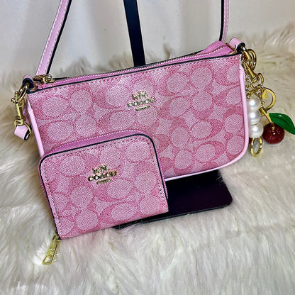 Collete Pink Purse & Wallet