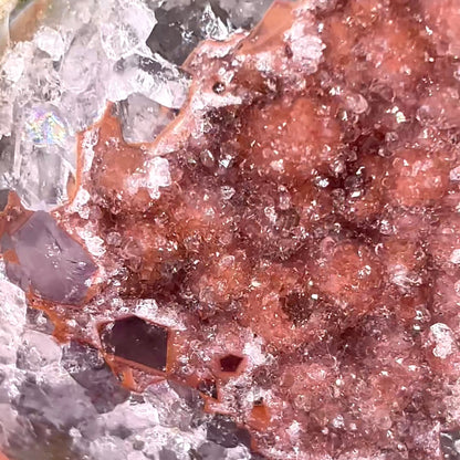 Red Sugar Amethyst Cluster