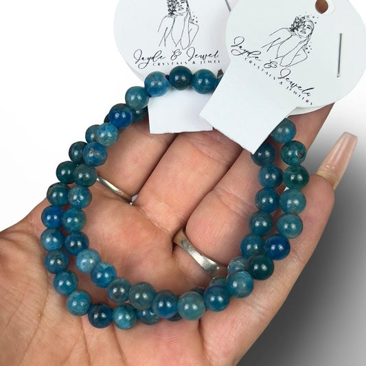 Blue Apatite Bracelet - Jayde and Jewels