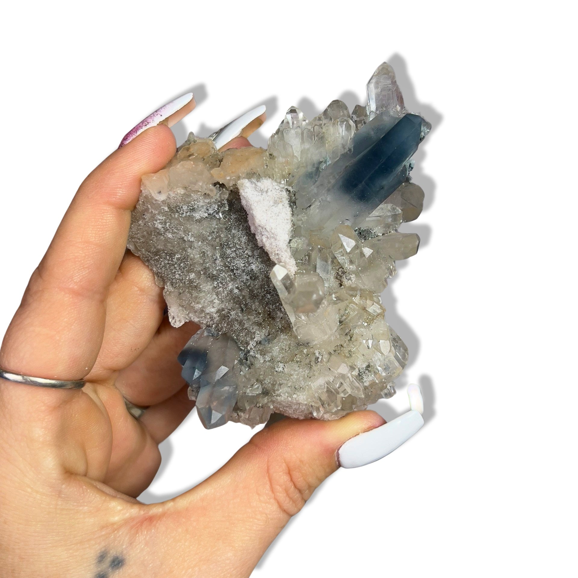 Blue Tara Quartz Cluster - Jayde and Jewels