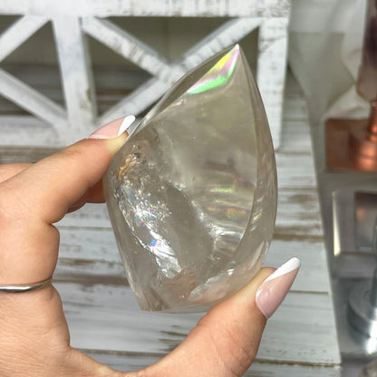 Clear Quartz Flame - Jayde and Jewels