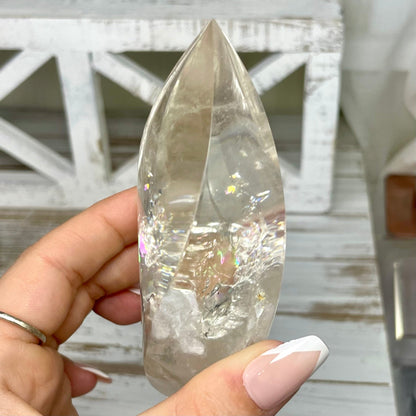 Clear Quartz Flame - Jayde and Jewels