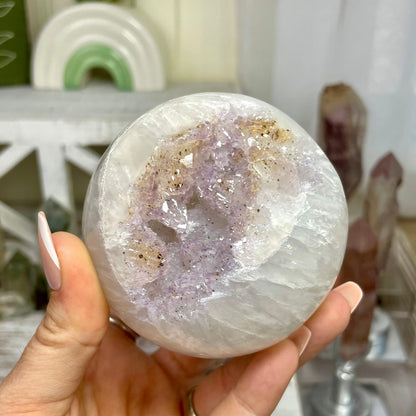 Druzy Agate Sphere - Jayde and Jewels