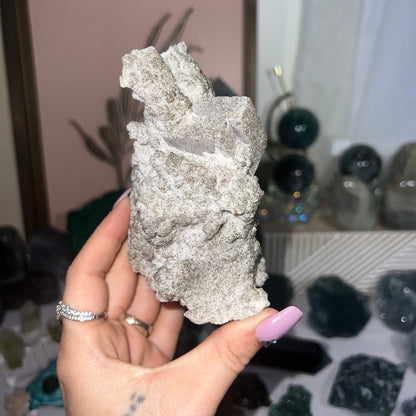 Large Pyrite Coated Fluorite - Jayde and Jewels