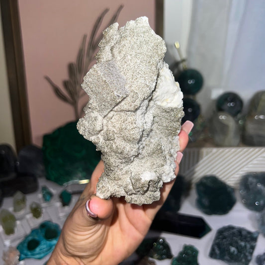 Large Pyrite Coated Fluorite - Jayde and Jewels