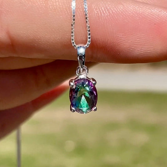 Mystic Topaz Necklace - Jayde and Jewels