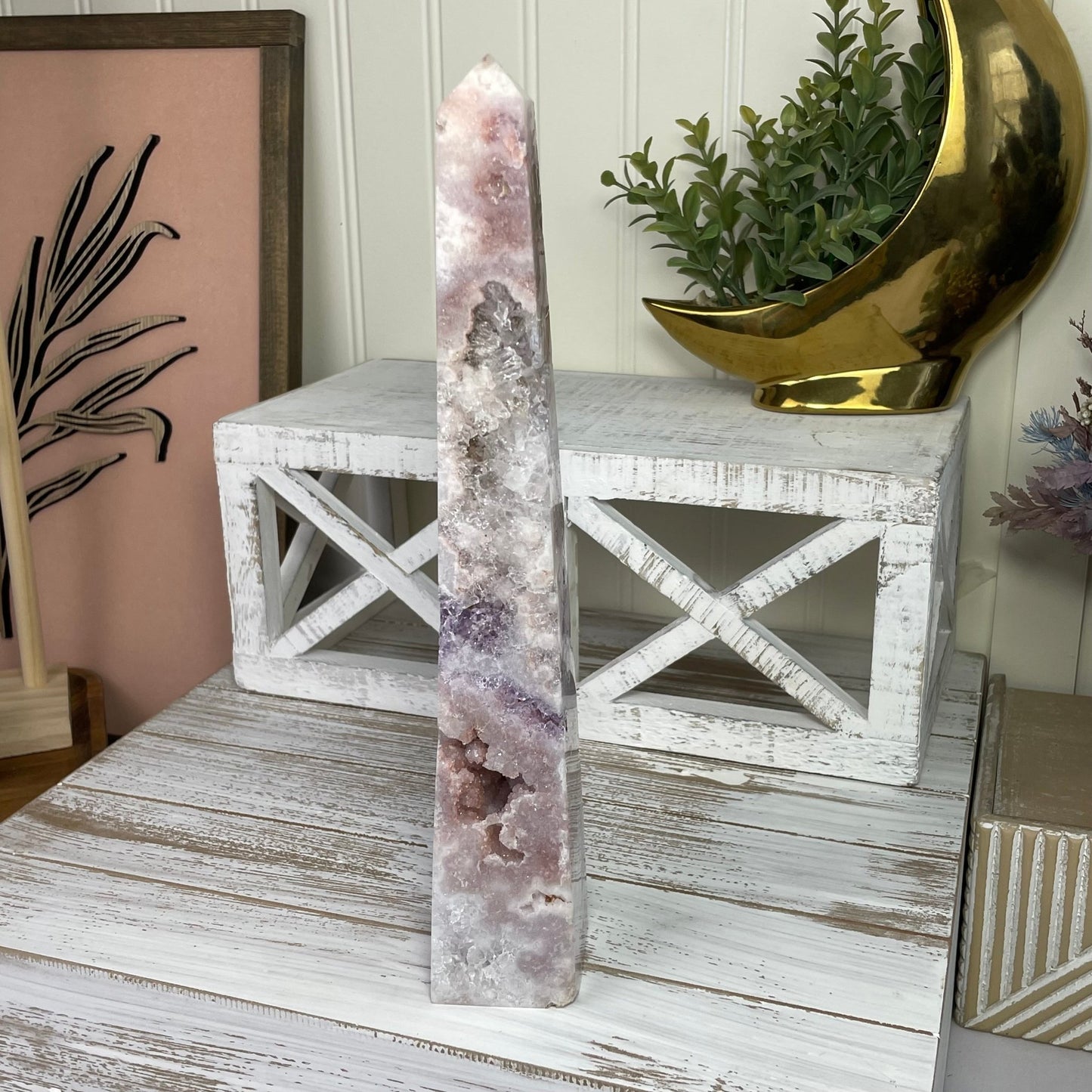 Pink Amethyst Obelisk - Jayde and Jewels