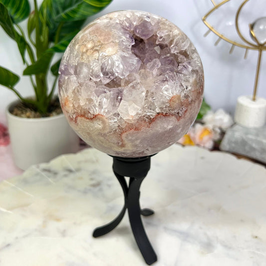 Pink Amethyst Sphere - Jayde and Jewels
