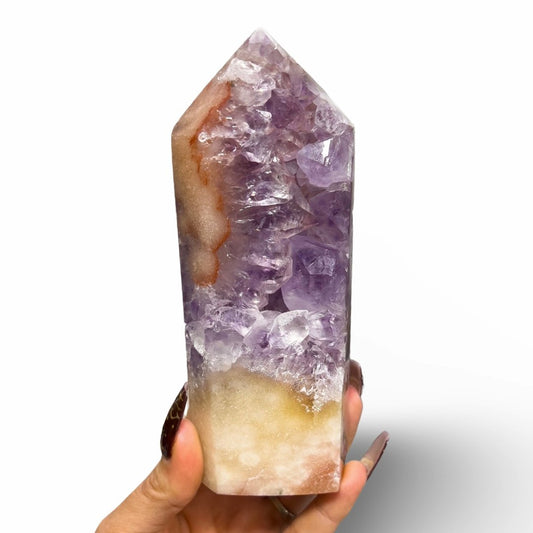 Pink Amethyst Tower - Jayde and Jewels