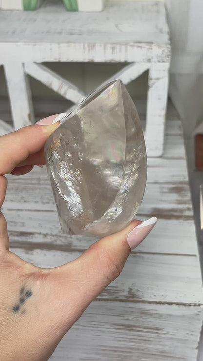 Clear Quartz Flame