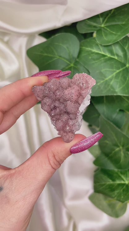 Pink Sugar Amethyst Cluster