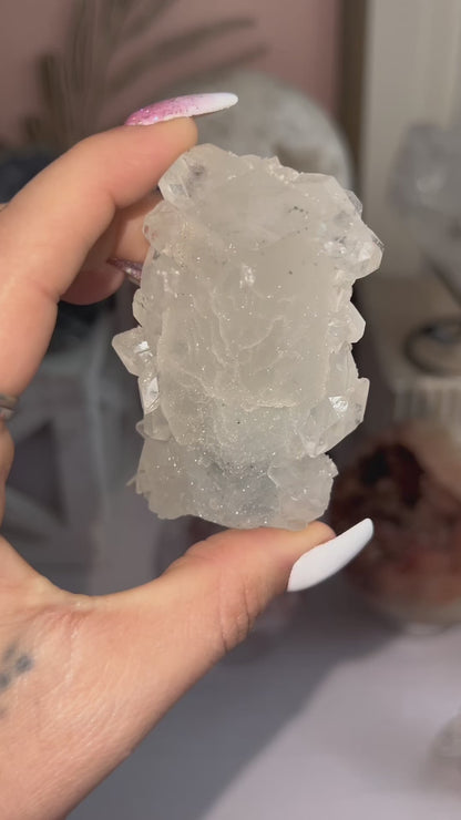 Sparkly Sugar Coated Diamond Apophyllite