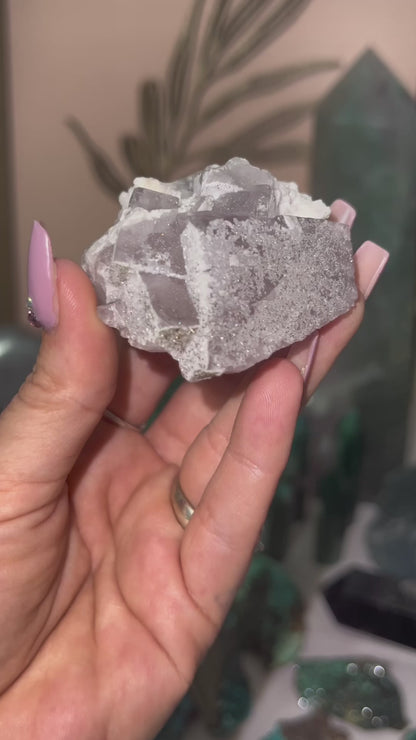 Pyrite Coated Fluorite