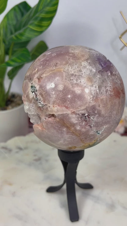 Pink Amethyst Sphere