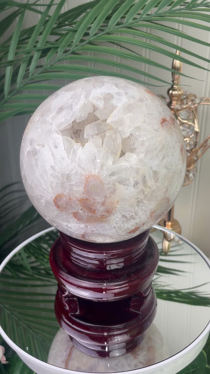 XL Quartzy Pink Amethyst Sphere