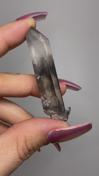 Black Phantom Lemurian Quartz