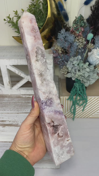 Pink Amethyst Obelisk