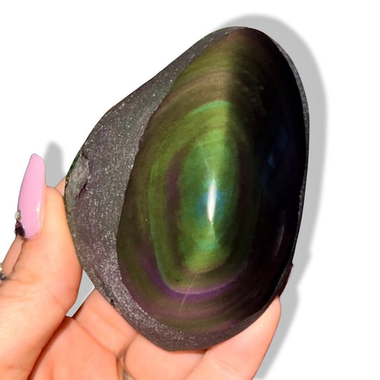 Rainbow Obsidian Top Polished Freeform - Jayde and Jewels