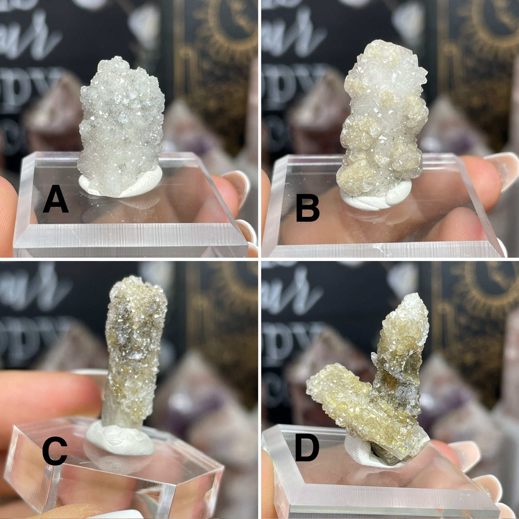 Sugar Coated Danburite Specimens - Jayde and Jewels