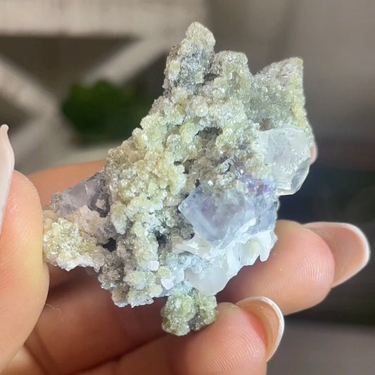 UV Reactive Fluorite, Quartz, Muscovite & Pyrite - Jayde and Jewels