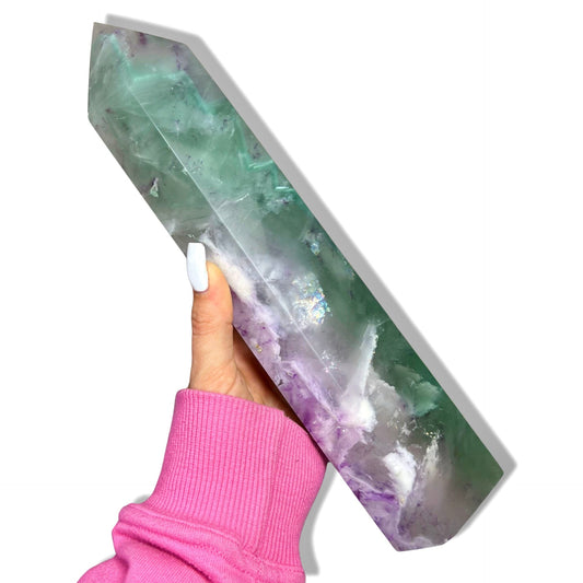 XL Fluorite Tower - Jayde and Jewels