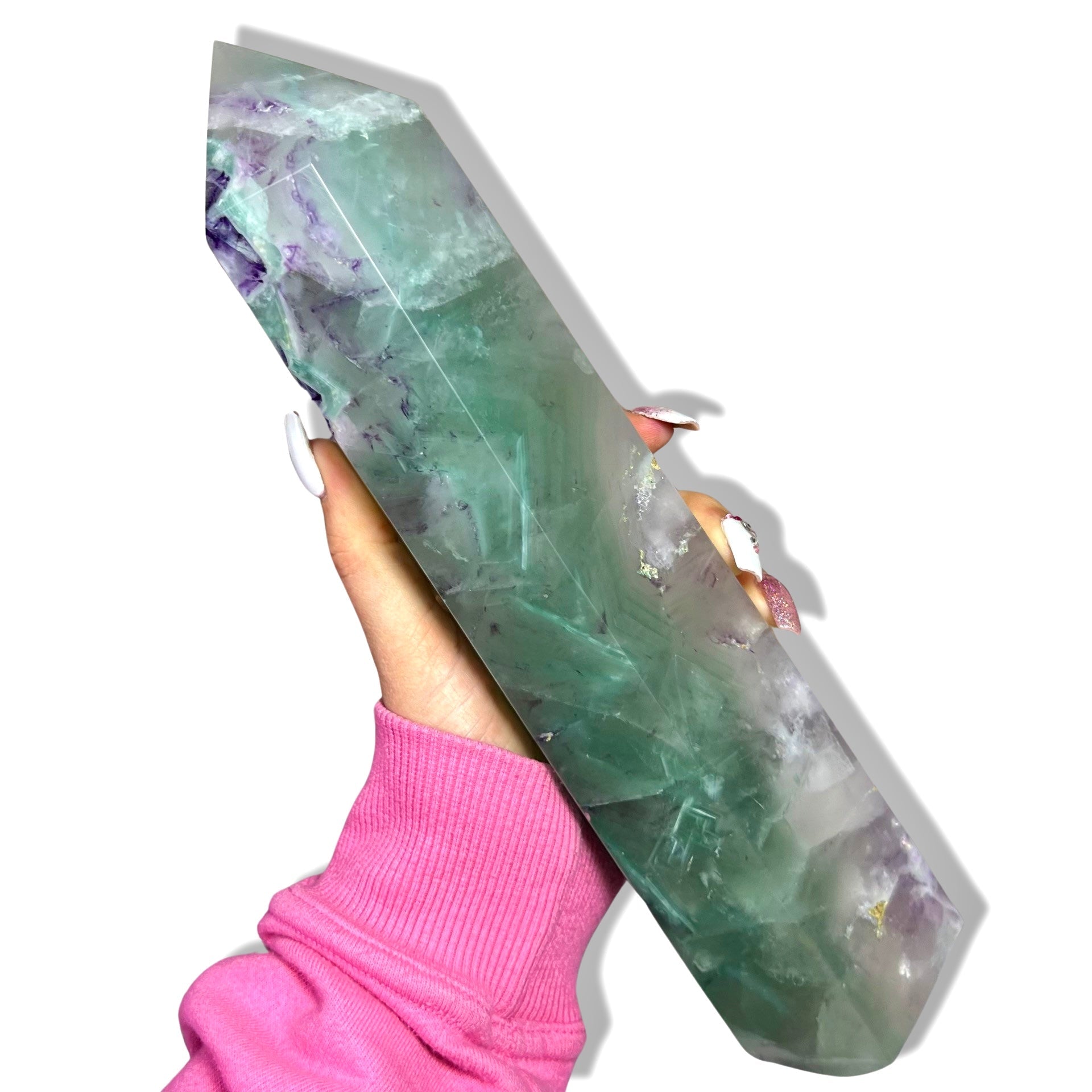 XL Fluorite Tower - Jayde and Jewels