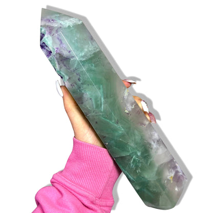 XL Fluorite Tower - Jayde and Jewels